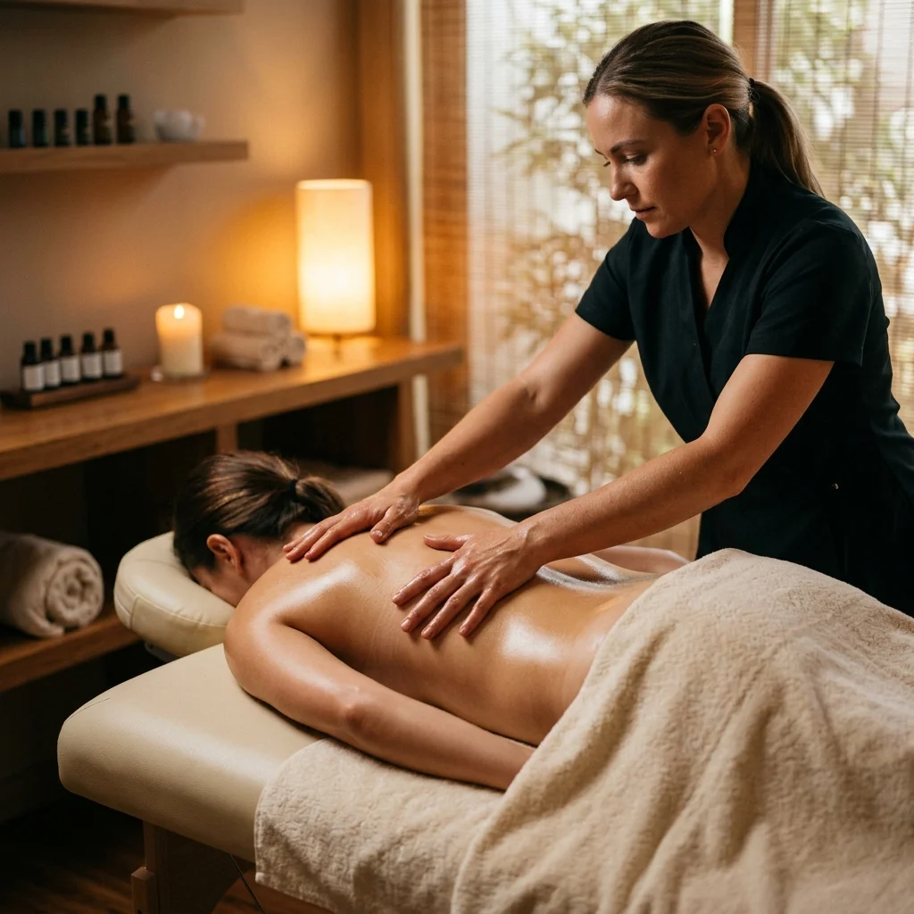 Kỹ thuật vuốt dọc cơ (Effleurage) để thư giãn hệ thần kinh